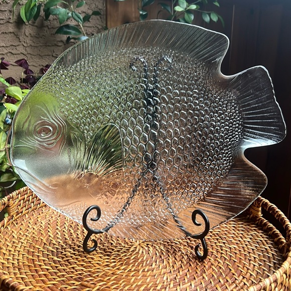 Vintage 15.5” Arocroc France Poisson Fish Platter - Picture 2 of 6
